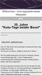 Mobile Screenshot of kutu-tag-beider-basel.com
